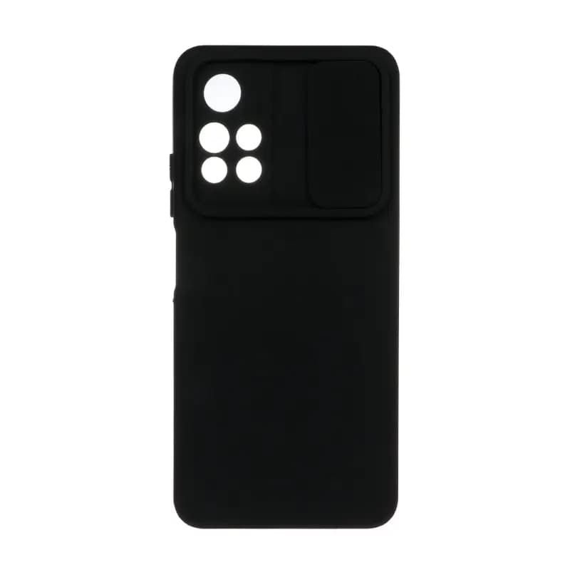 قاب سلیکونی محافظ لنز دار کشویی شیائومی مدل POCO M4 Pro 5G — تصویر ۲