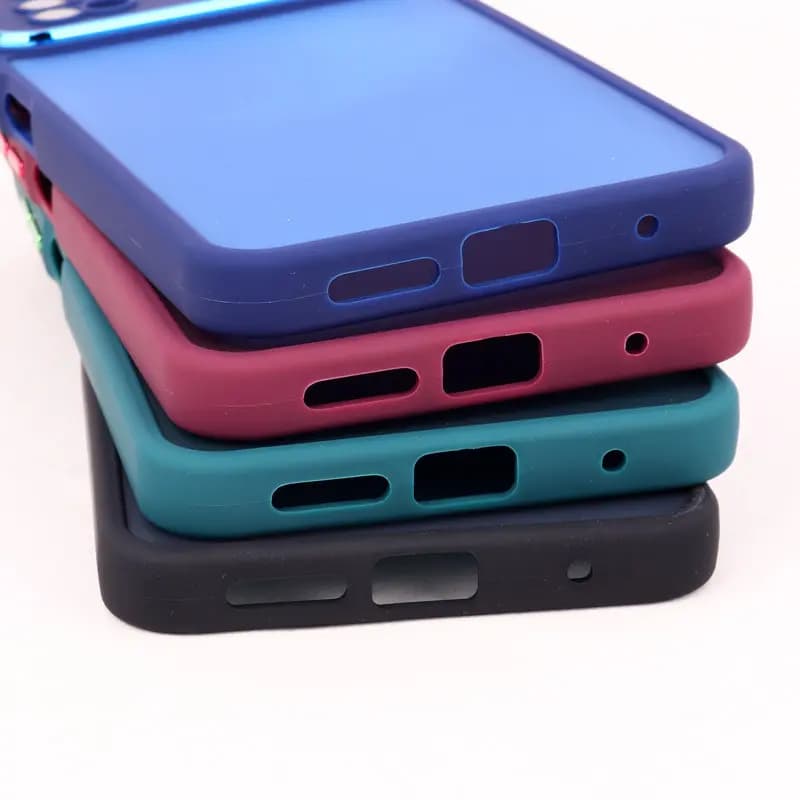 قاب پشت مات ژله ای مشکی شیائومی مدل POCO M4 Pro — تصویر ۴