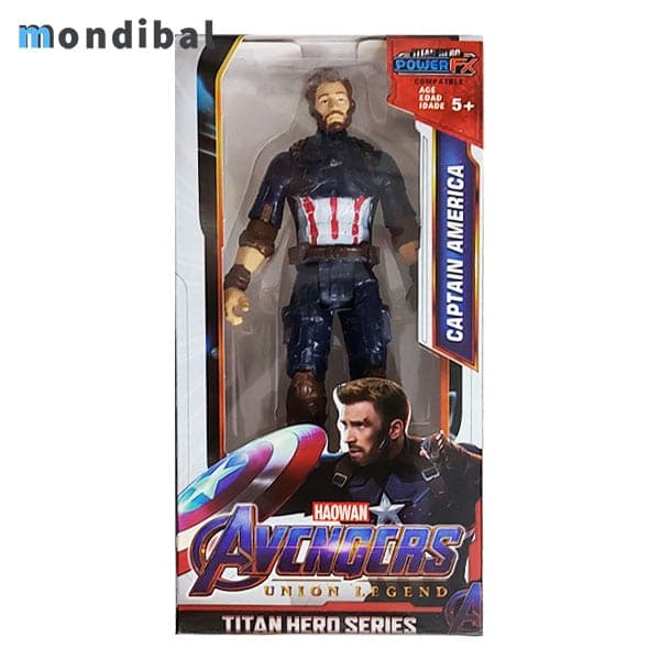 اکشن فیگور Power FX مدل کاپیتان آمریکا از سری Titan Hero — تصویر ۳