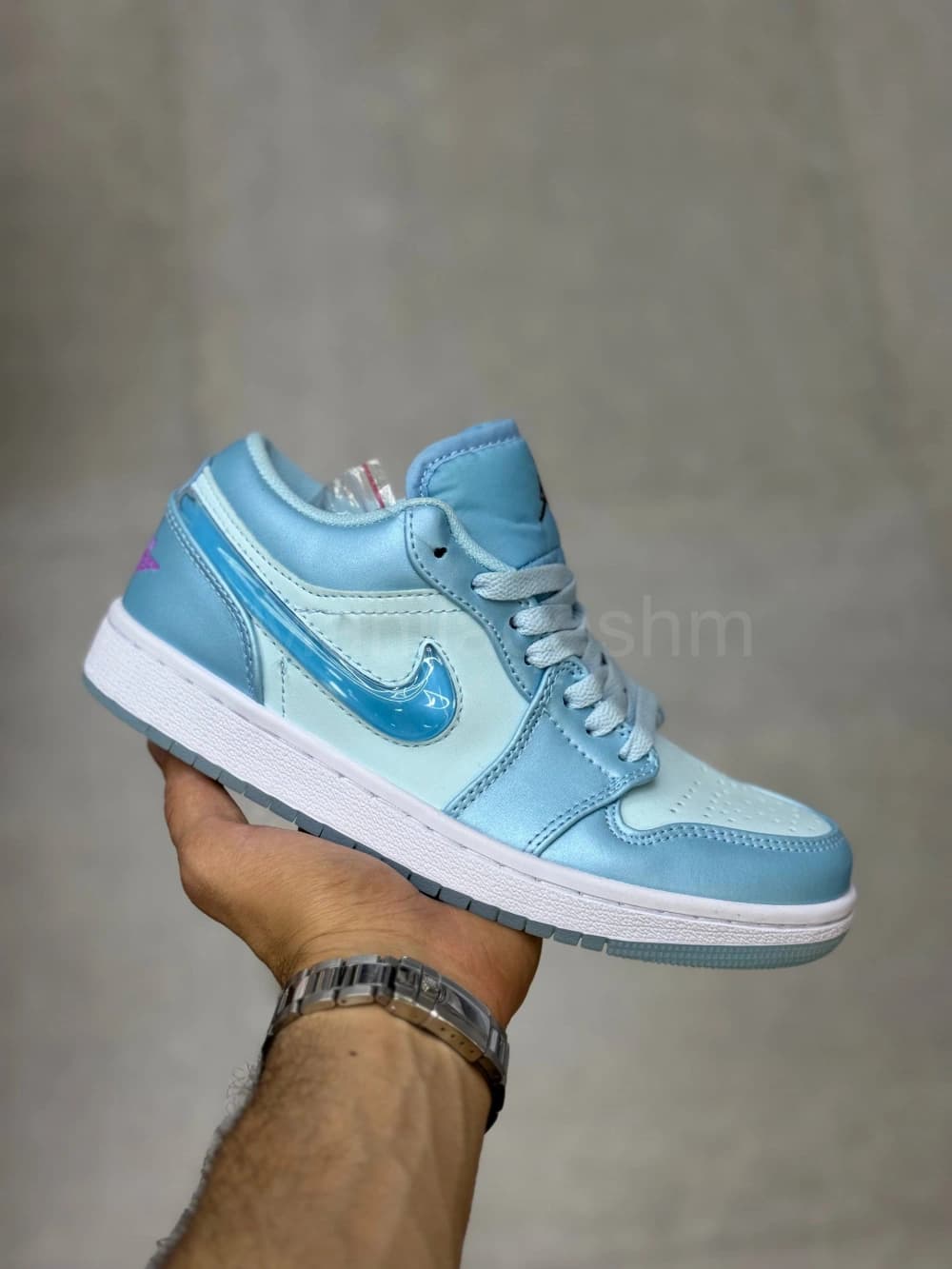 کفش جردن وان آبی Jordan 1 Low SE Aquarius Blue