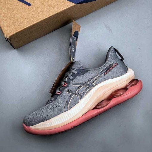 کفش اسیکس ژل کینسی مکس طوسی صورتی Asics GEL-KINSEI MAX — تصویر ۲