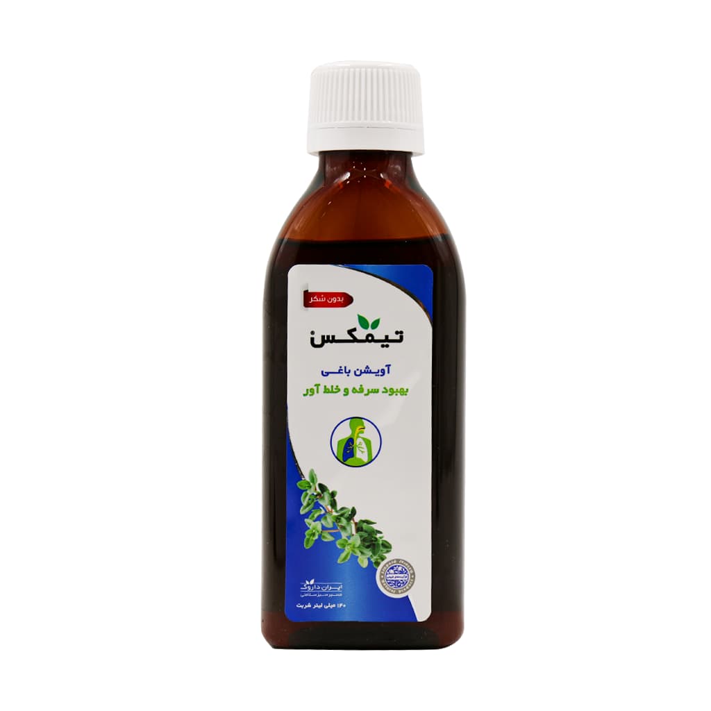 شربت تیمکس فاقد شکر ایران داروک 140 میلی لیتر