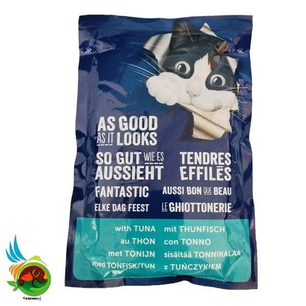 پوچ گربه بالغ فلیکس با طعم ماهی تن Felix with tuna وزن 85 گرم
