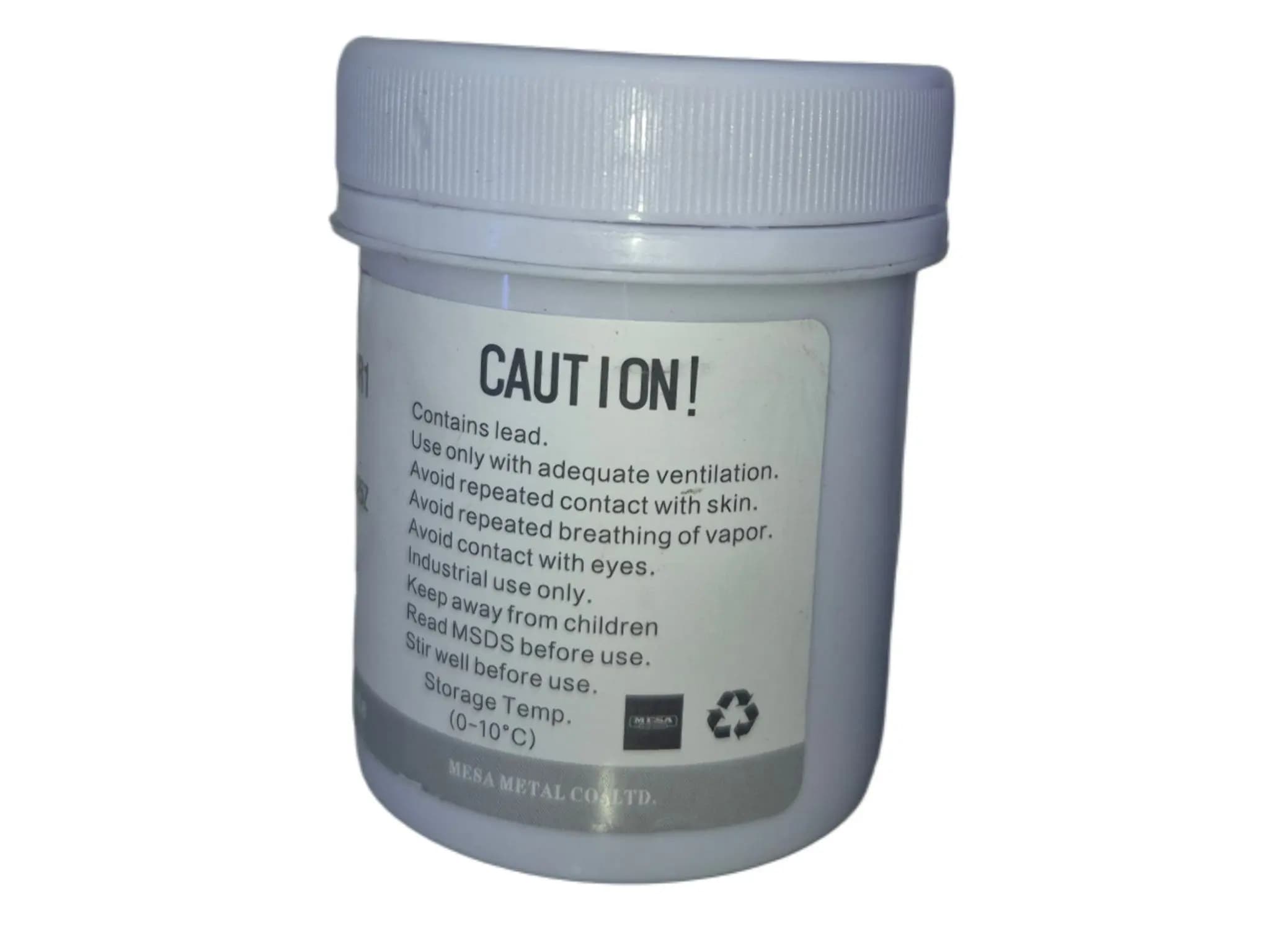خمیر قلع Mesa Solder Paste SN48/Pb/Bi3 نوع Type 3 – وزن 500 گرم — تصویر ۳