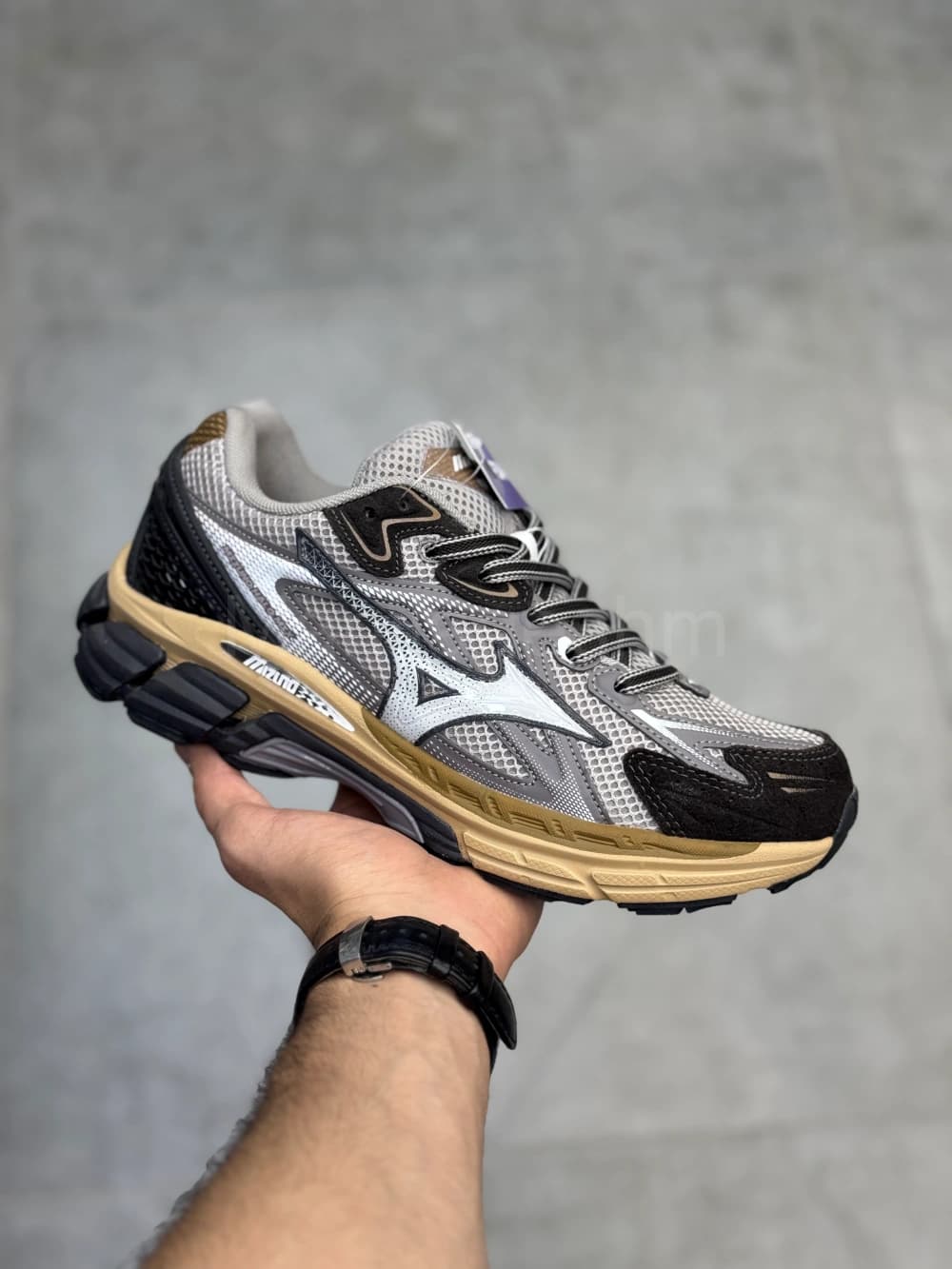 کفش میزانو هالو میکس نقرهای قهوهای Mizuno Halo Mix Brown