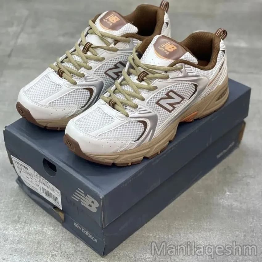 کتونی نیوبالانس 530 کرم قهوه ای New Balance
