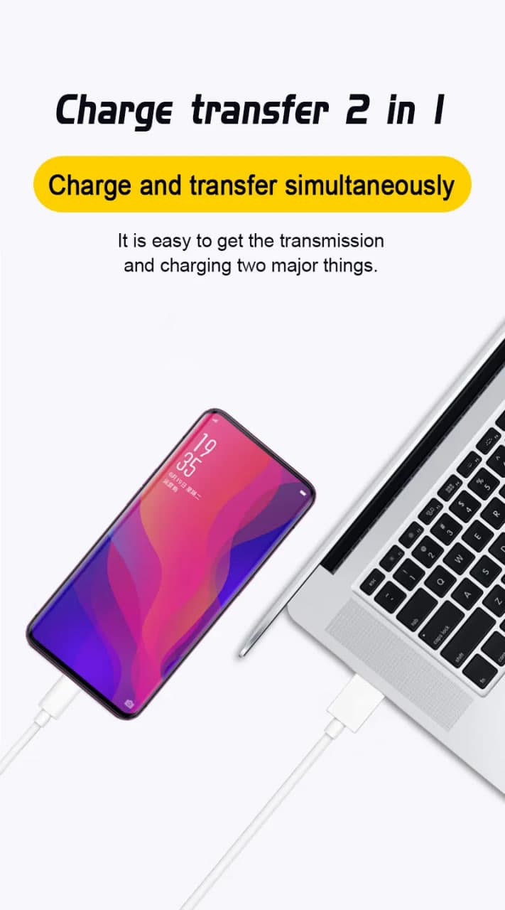 کابل شارژ گوشی ریلمی 8 پرو _ Realme 8 PRO — تصویر ۴