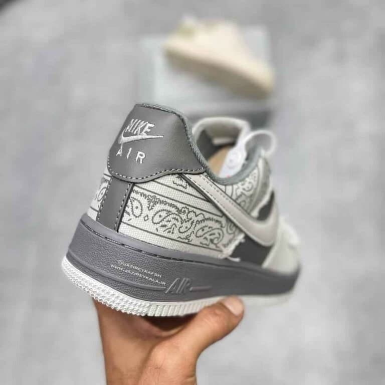 نایک ایر فروس وان بیگ بنگ طوسی Nike Air force 1 Big Bang — تصویر ۳