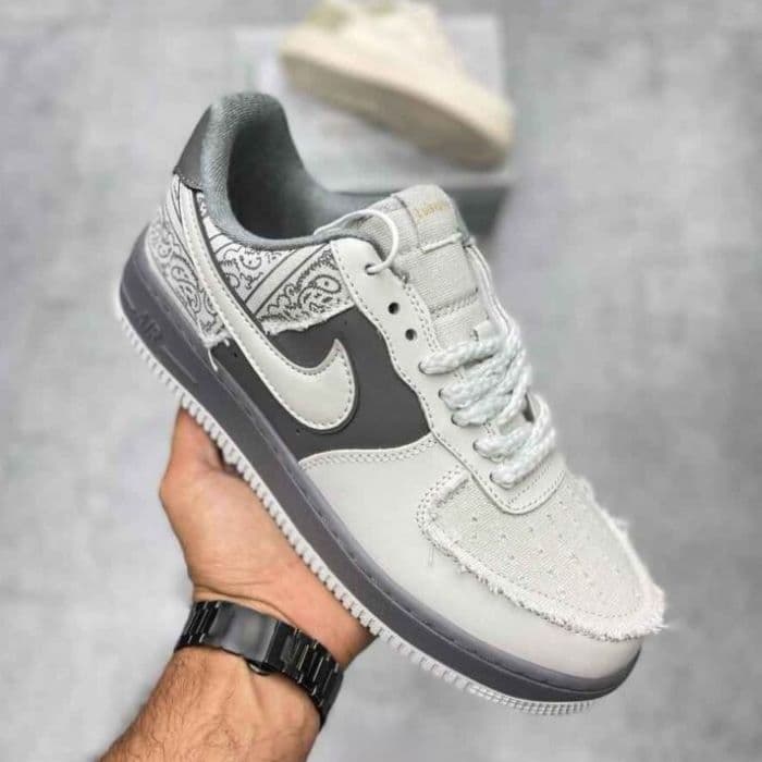 نایک ایر فروس وان بیگ بنگ طوسی Nike Air force 1 Big Bang — تصویر ۲
