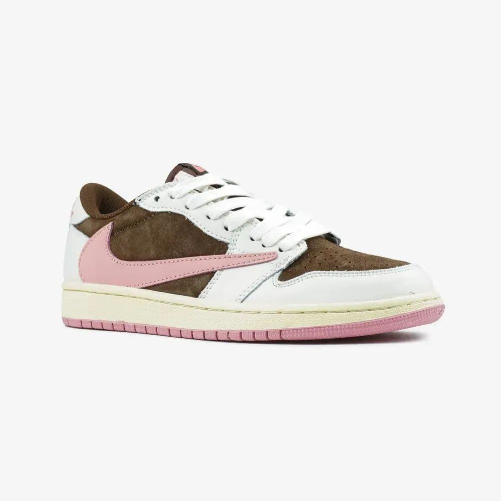 جردن وان تراویس دارک پونی پینک Travis Scott x Air Jordan 1 Low OG Dark Pony Pink — تصویر ۸
