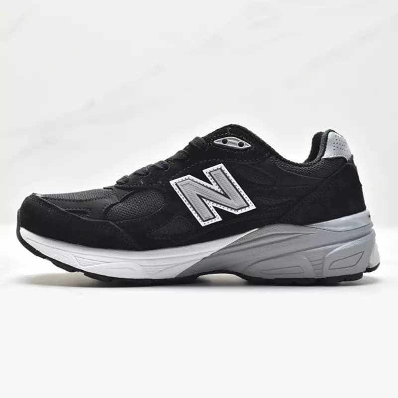 کفش نیوبالانس New Balance 990 v3 MiUSA Black White — تصویر ۳