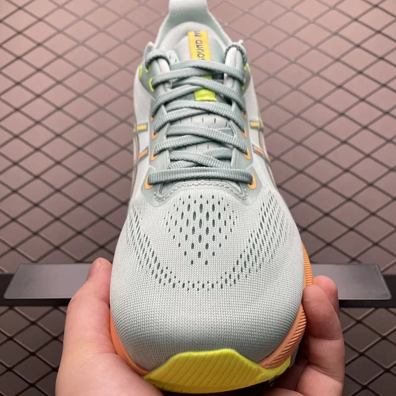 اسیکس ژل کایانو GEL-KAYANO 31 PARIS سبز نارنجی — تصویر ۳