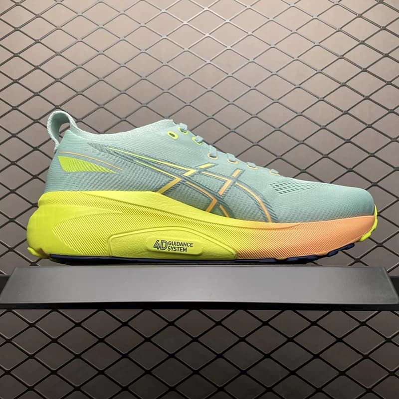 اسیکس ژل کایانو GEL-KAYANO 31 PARIS سبز نارنجی — تصویر ۲
