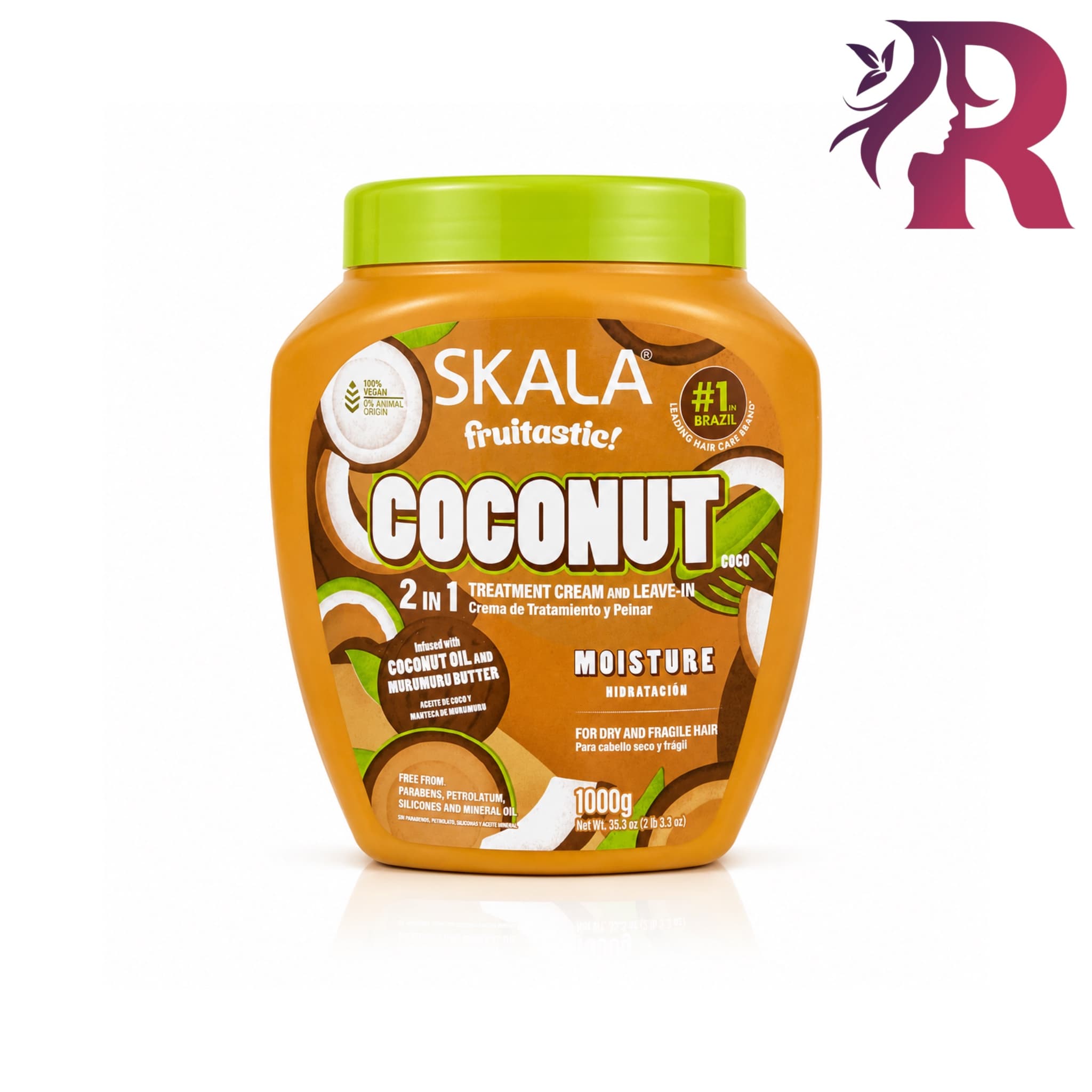 کرم مو ابرسان و تغذیه کننده نارگیل اسکالا مدل Coconut