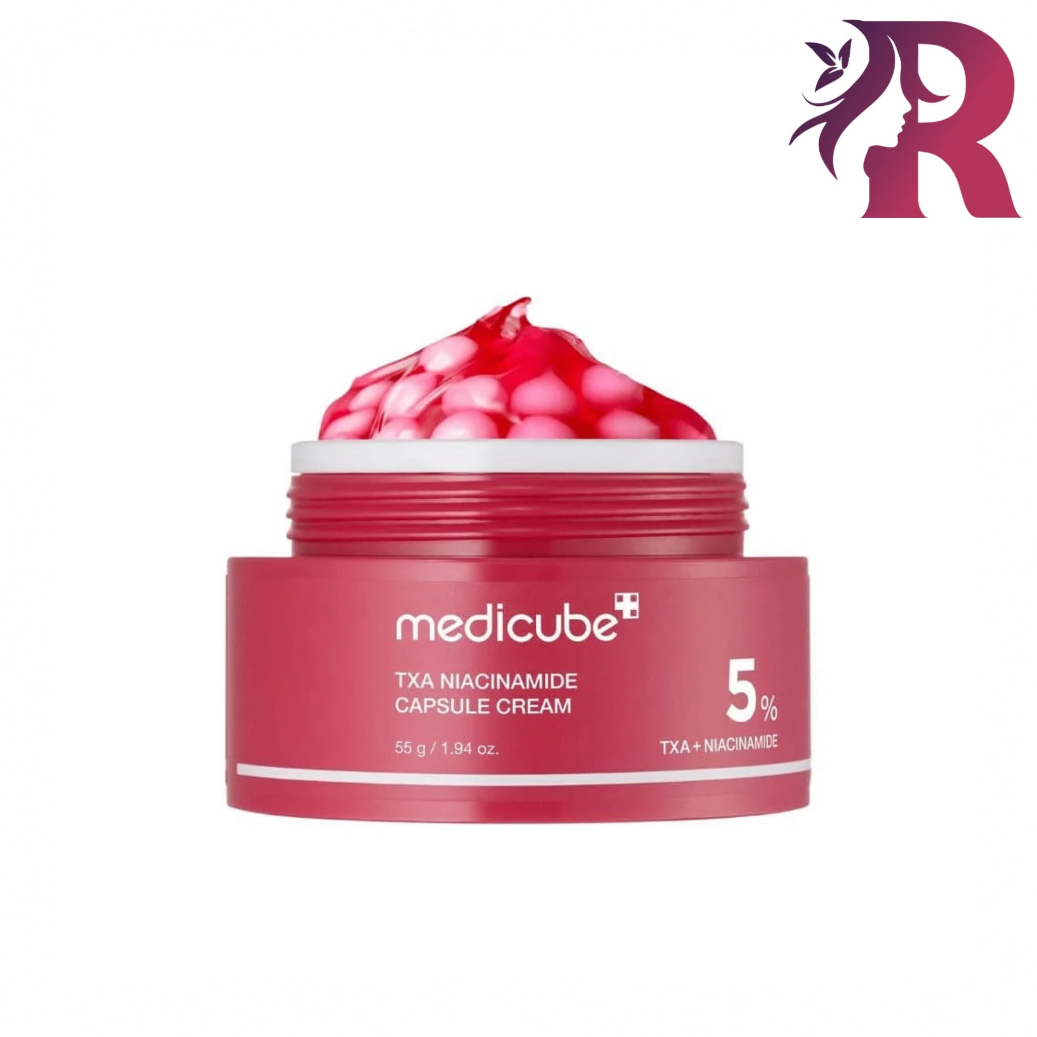 کرم کپسولی مدی‌کیوب ضد لک و روشن‌کننده مدل TXA Niacinamide