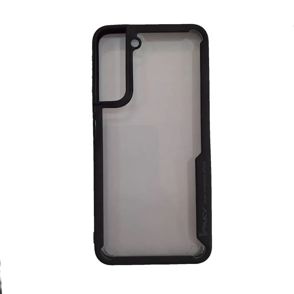 قاب ژله ای پشت شفاف دور مشکی گوشی سامسونگ مدل Galaxy S22 Plus