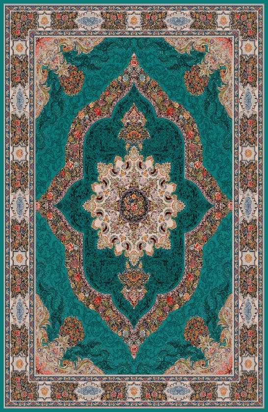 فرش ماشینی کلاسیک هانوکس طرح مارتا کد HAC.134.1 — تصویر ۴