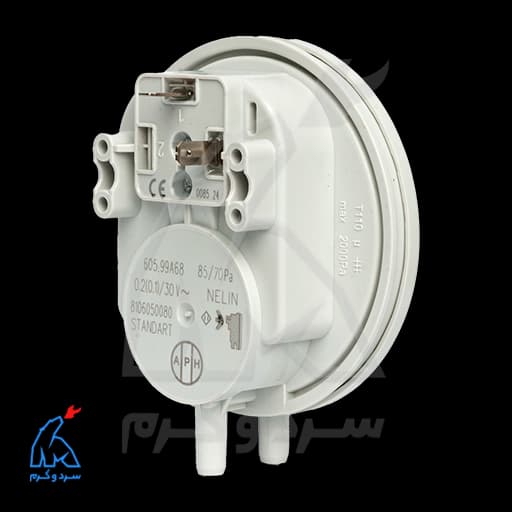 پرشر سوییچ هوا طرح هوبا 85/70 پاسکال – APH — تصویر ۴