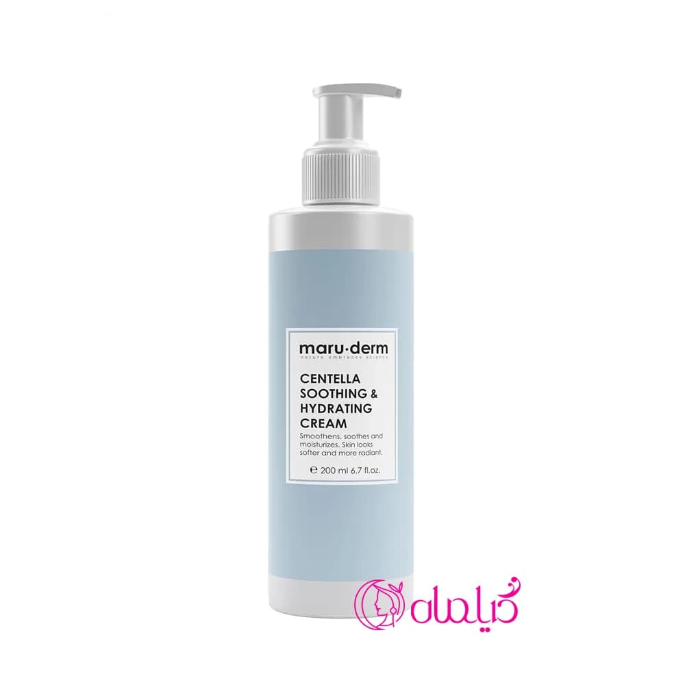 کرم ترمیم کننده و آبرسان مارودرم مدل Centella Soothing حجم 200 میلی لیتر