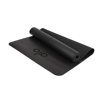زیرانداز بدنسازی مت یوگا 6 میلیمتری alo 02 دو رنگ | مشکی — تصویر ۲