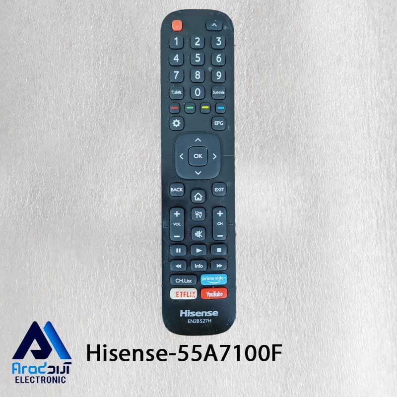 کنترل اصلی تلویزیون هایسنس 55A7100F