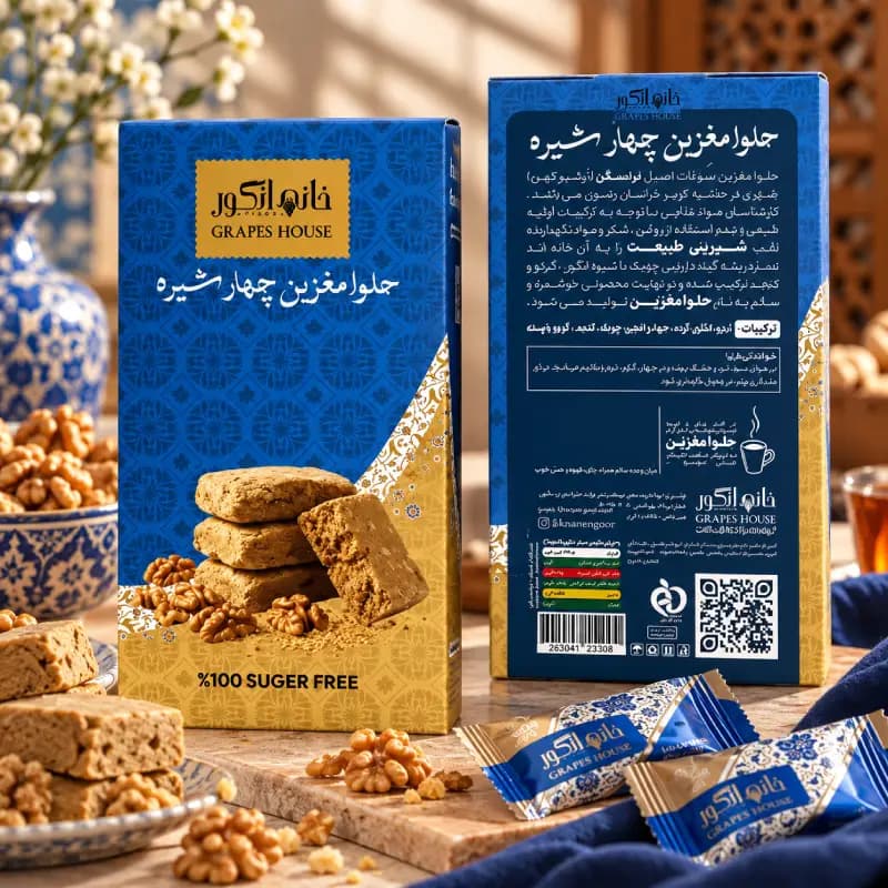 حلوامغزین 4شیره