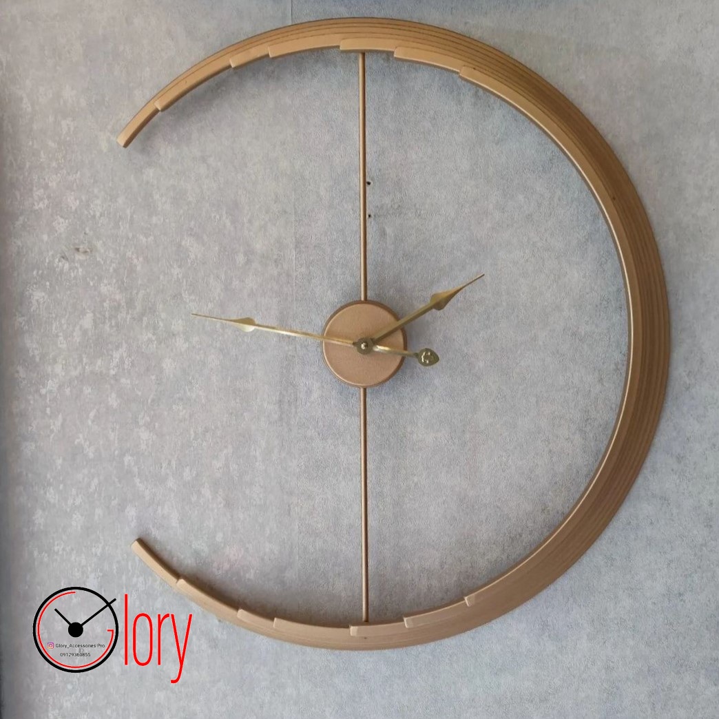 ساعت دیواری مدرن مدل Moon کد 604 — تصویر ۶