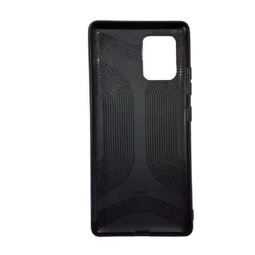 قاب یا کاور ژله ای طرح چرم گوشی موبایل سامسونگ Galaxy A91 / M80s — تصویر ۳