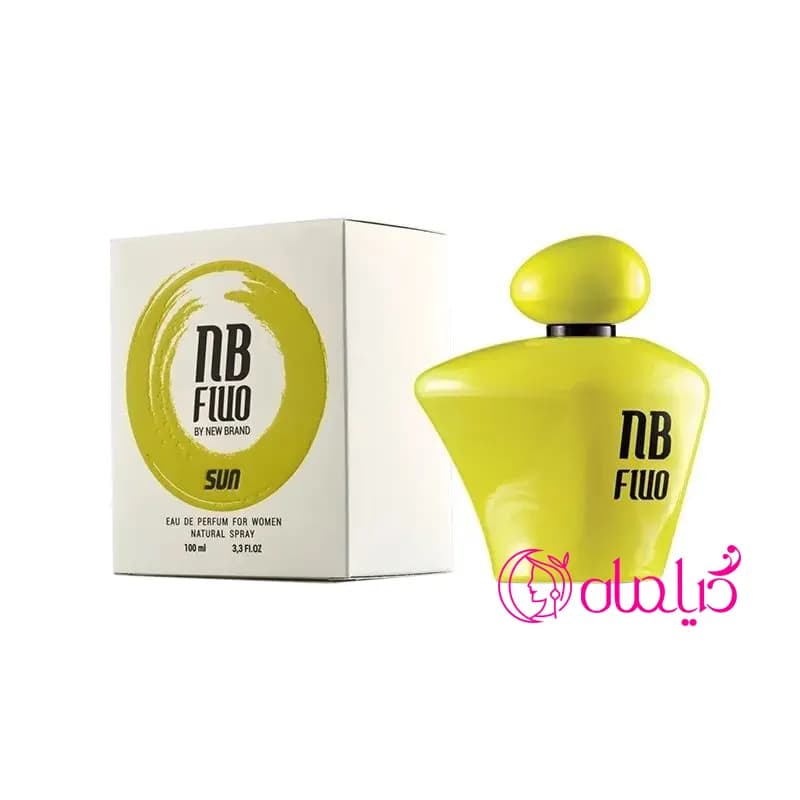 ادکلن زنانه نیو برند مدل Fluo Sun حجم 100 میلی‌لیتر