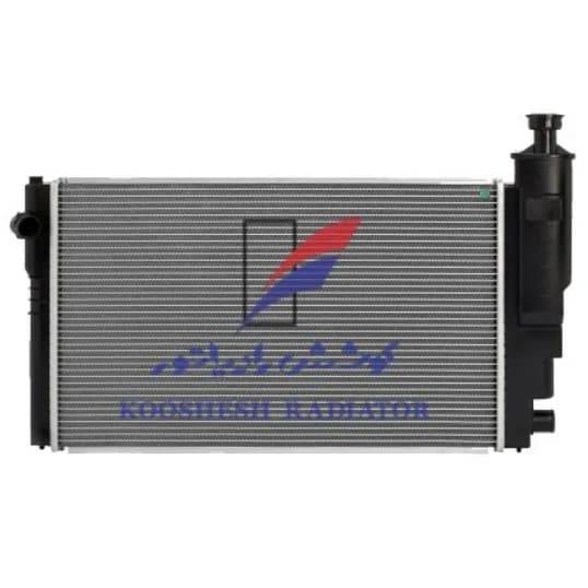 ارسال فوری + رادیاتور پژو 405 کلاسیک 2لول آلومینیومی گرمسیری (لوله 40) کوشش رادیاتور
