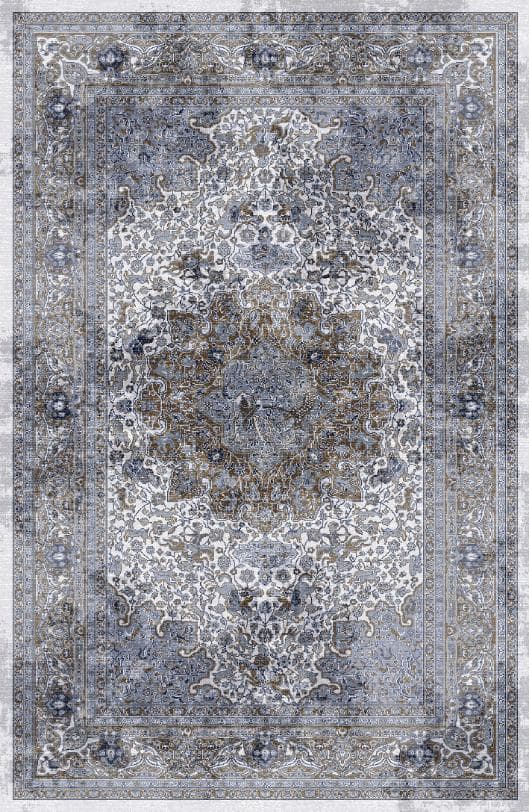 فرش ماشینی مدرن هانوکس طرح کلاله کد HAM.375.1 — تصویر ۳