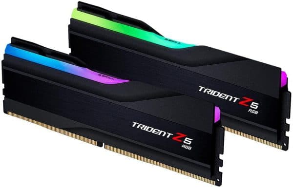رم دسکتاپ DDR5 دو کاناله 6000 مگاهرتز جی اسکیل ظرفیت 32 گیگابایت G.Skill Trident Z RGB CL36