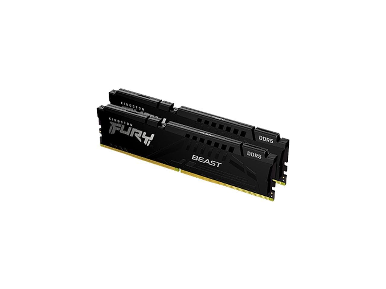 Kingston FURY Beast 16GB (2 x 8GB) PC RAM DDR5 5200 (PC5 41600) Desktop Memory