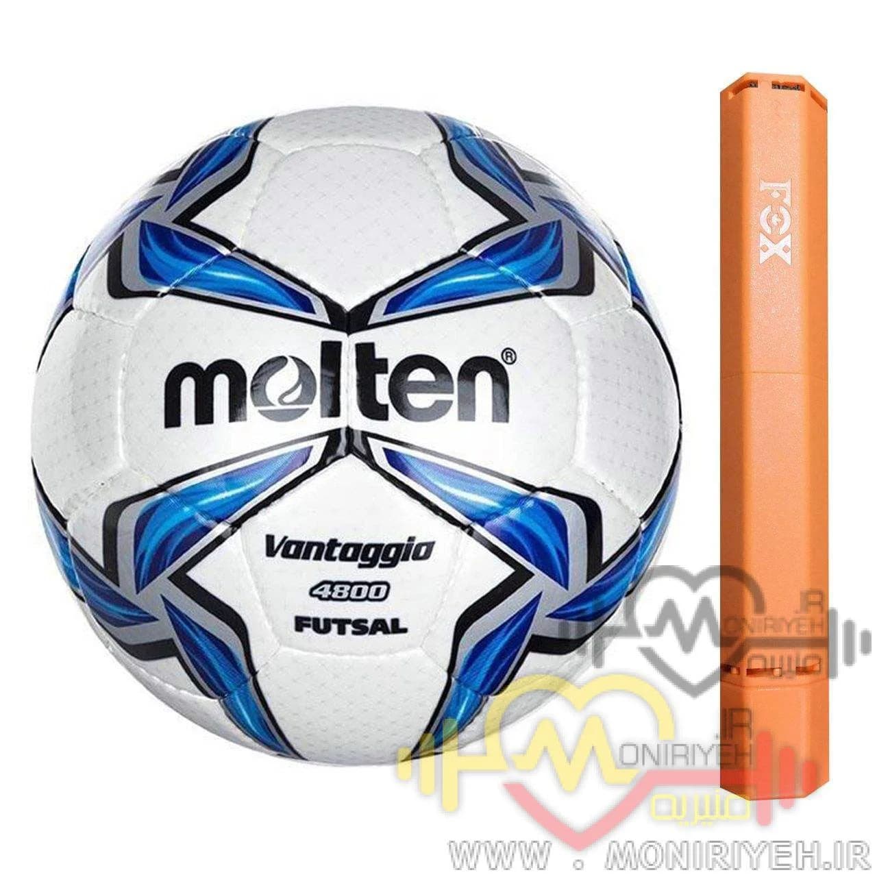 توپ فوتسالModel Molten4800 به همراه تلمبه فاکس