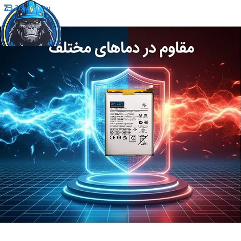 باتری موبایل اپیکوی مدل Gorillong-EAS ظرفیت 5000 میلی آمپر ساعت سازگار با گوشی موبایل سامسونگ Galaxy A03 CORE — تصویر ۸