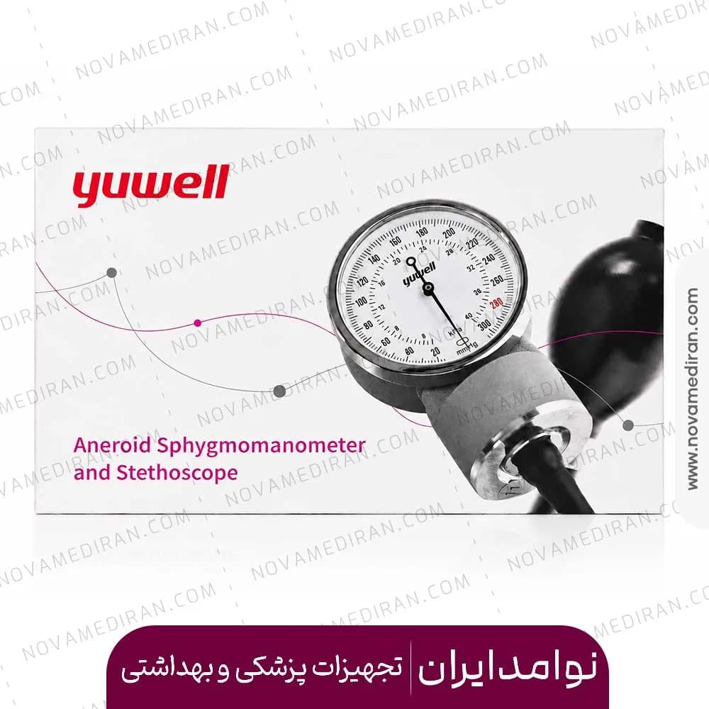 فشار سنج مدل یوول عقربه ای همراه با گوشی