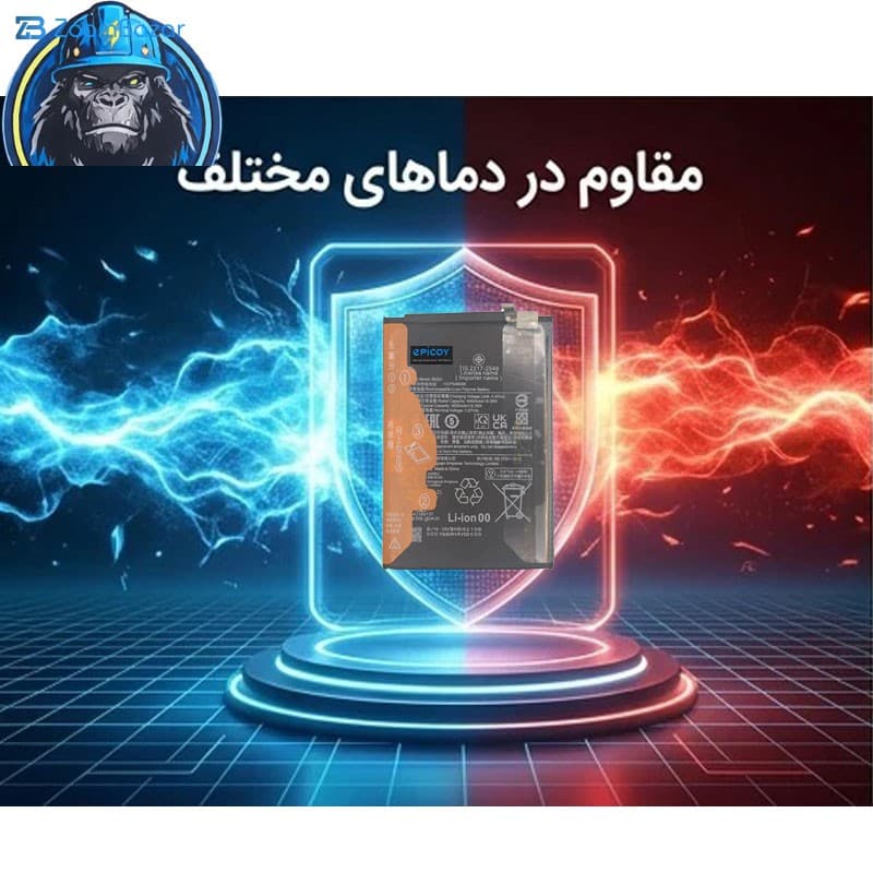 باتری موبایل اپیکوی مدل Gorillaomi BN5G EAS ظرفیت 5000 میلی آمپر ساعت سازگار با گوشی موبایل شیائومی Redmi 10A/ Redmi 10C — تصویر ۶