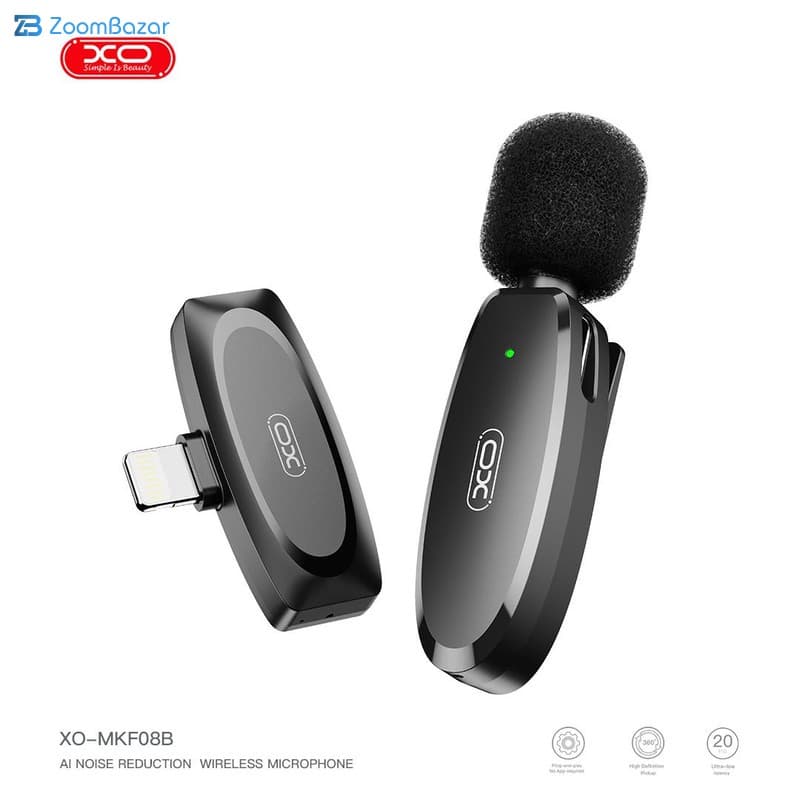 میکروفن بی سیم ایکس او مدل mkf08b — تصویر ۳