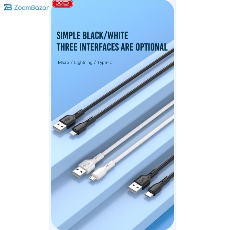کابل تبدیل USB به USB-C ایکس او مدل nb230 طول 1 متر — تصویر ۵
