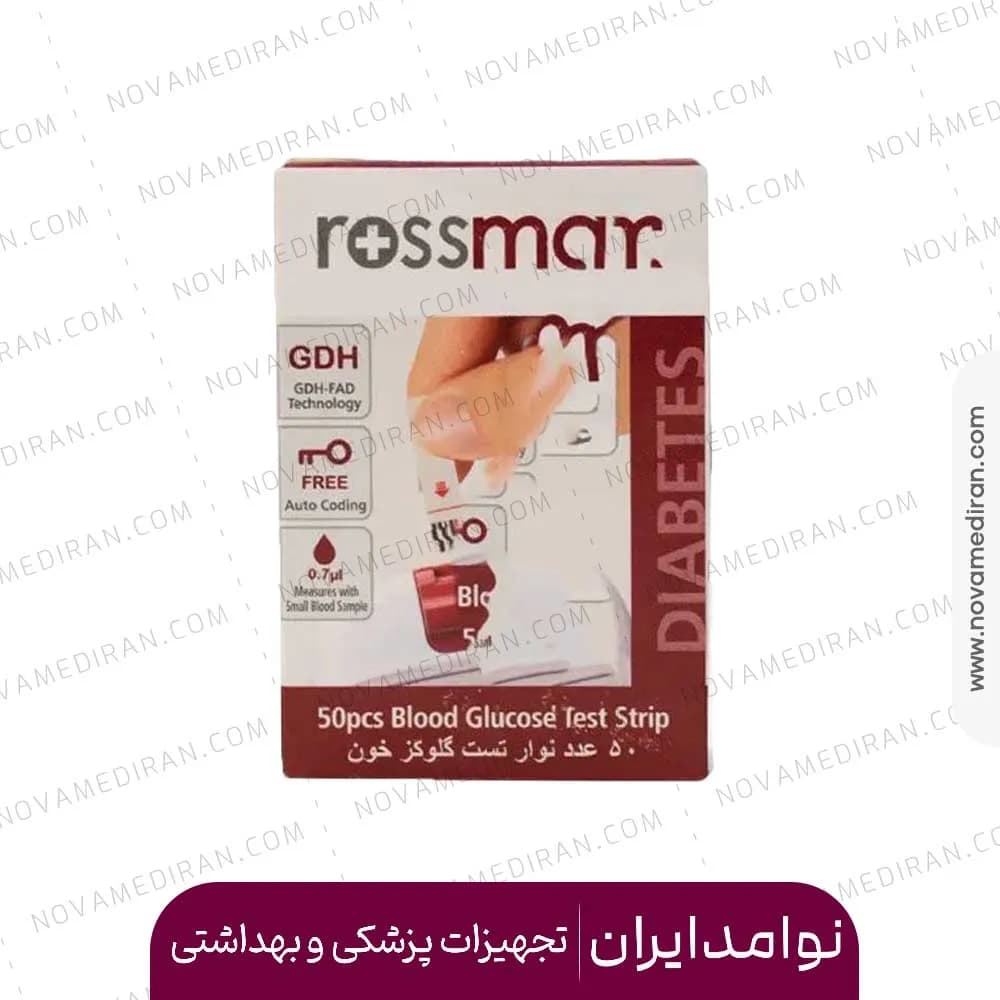 نوار تست قند خون مدل رز مکس