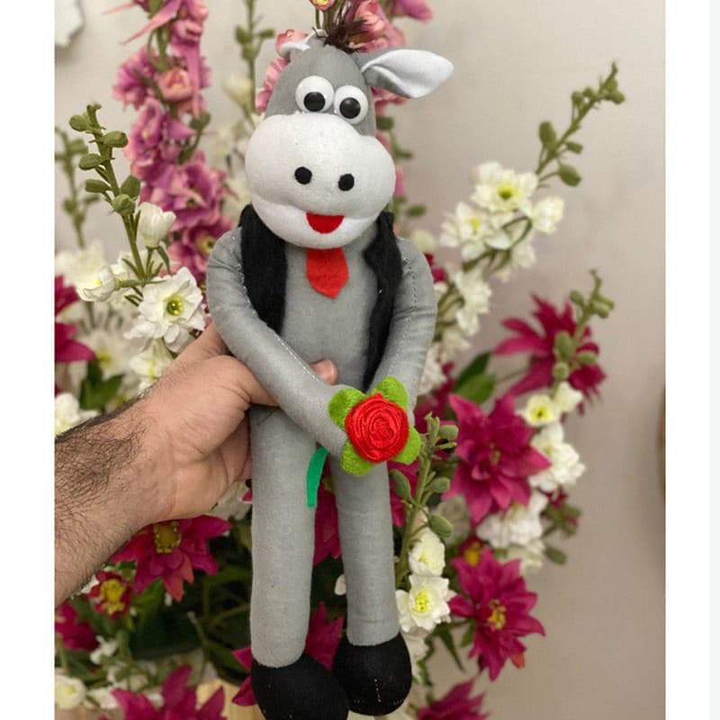 عروسک مدل الاغ عاشق ارتفاع 35 سانتی متر — تصویر ۳