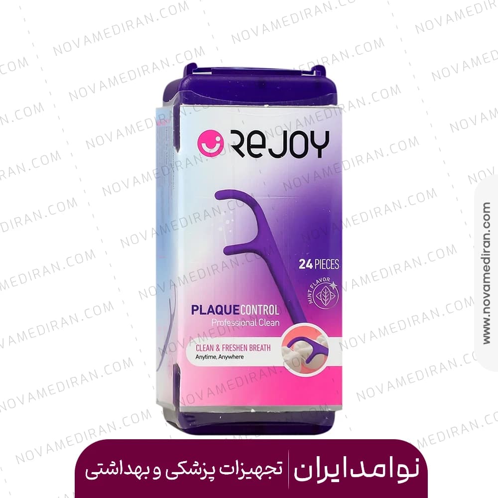 نخ دندان کمانی پلاک کنترل بسته ۲۴ عددی