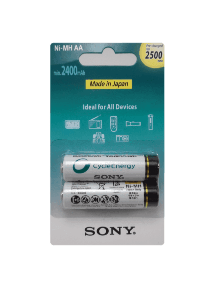 باتری قلمی AA شارژِی 2400mAh سونی SONY | اصلی