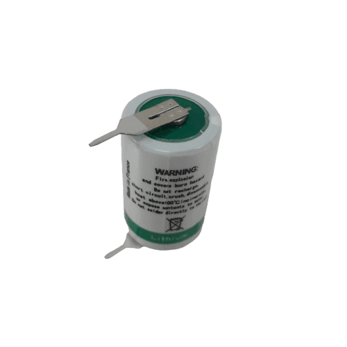 باتری لیتیومی 3.6V 1/2AA پلیت دار سافت | LS14250 | SAFT — تصویر ۲