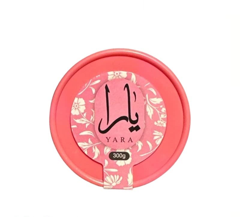 پک ۳ عددی کره بدن کاریته رایحه عطر یارا صورتی وزن 300 گرم — تصویر ۲