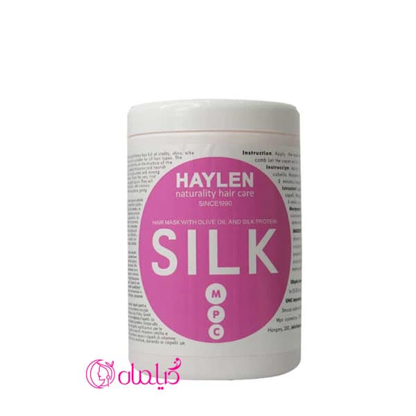 ماسک مو فاقد سولفات کراتین هایلین مدل HAYLEN SILK