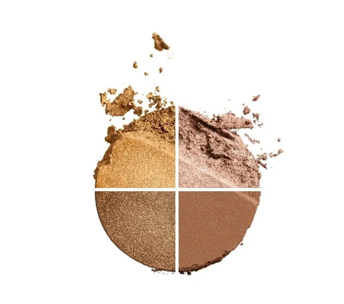 پالت سایه چشم ۴ رنگ کلارنس – مدل Bronze Gradation (07) — تصویر ۳