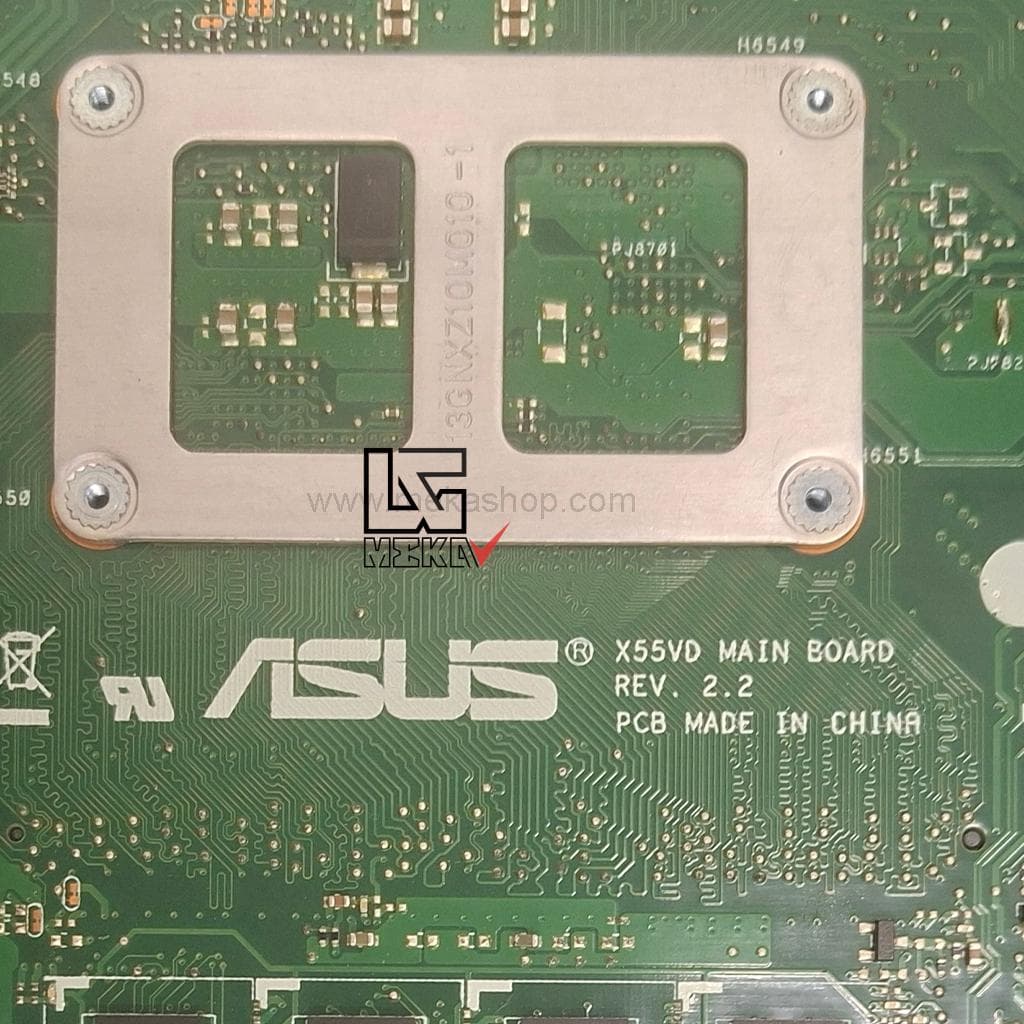 مادربرد لپ تاپ ایسوس Asus X55VD Rev 2.2 Intel PM 2G — تصویر ۳