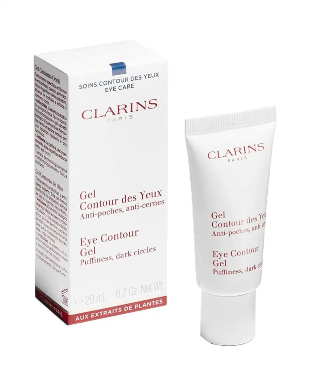 ژل دور چشم کلارنس مدل Eye Contour Gel حجم 20 میل