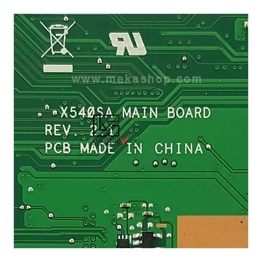 مادربرد لپ تاپ ایسوس Asus VivoBook X540SA REV 2.1 گرافیک اینتلی — تصویر ۳